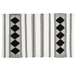 Caravan Diamond Cotton Woven Rug 21” x 34”